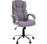 Комфортное кресло руководителя MORFEO TILT CHR68 в обивке из ткани SORO Серый