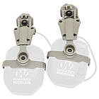 Кріплення на каску для навушників Walkers Razor + запасні скоби, Пісок (Чебурашки), фото 5