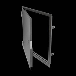 Люк 1000х1000 антивандальний внутрішній замок утеплений стіновий ревізійний тепло звукоізоляція ЛСУз-11 сталевий