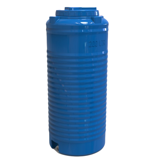 Ємність 200 л вузька вертикальна двошарова Командор 2000, фото 1