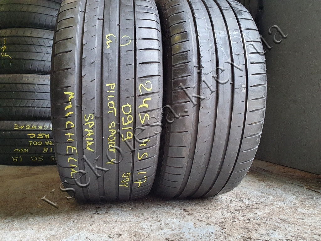 Купить Шины бу 245/45 R17 Michelin, цена 2600 грн — Prom.ua (ID#1855781571)