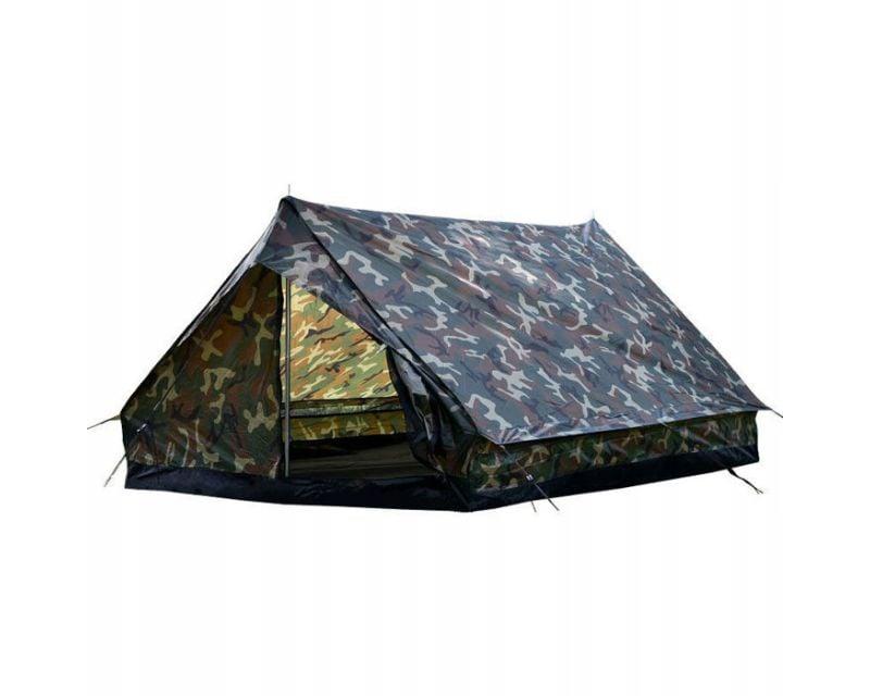 Двомісний намет Mil-Tec Mini Pack Super — Woodland 02499