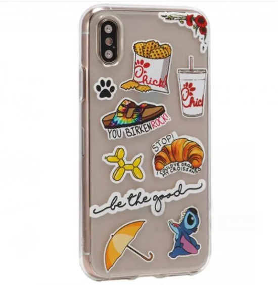 Чохол накладка Stickers Series TPU Case для iPhone XS Max Design 7 (you birken rock), фото 1