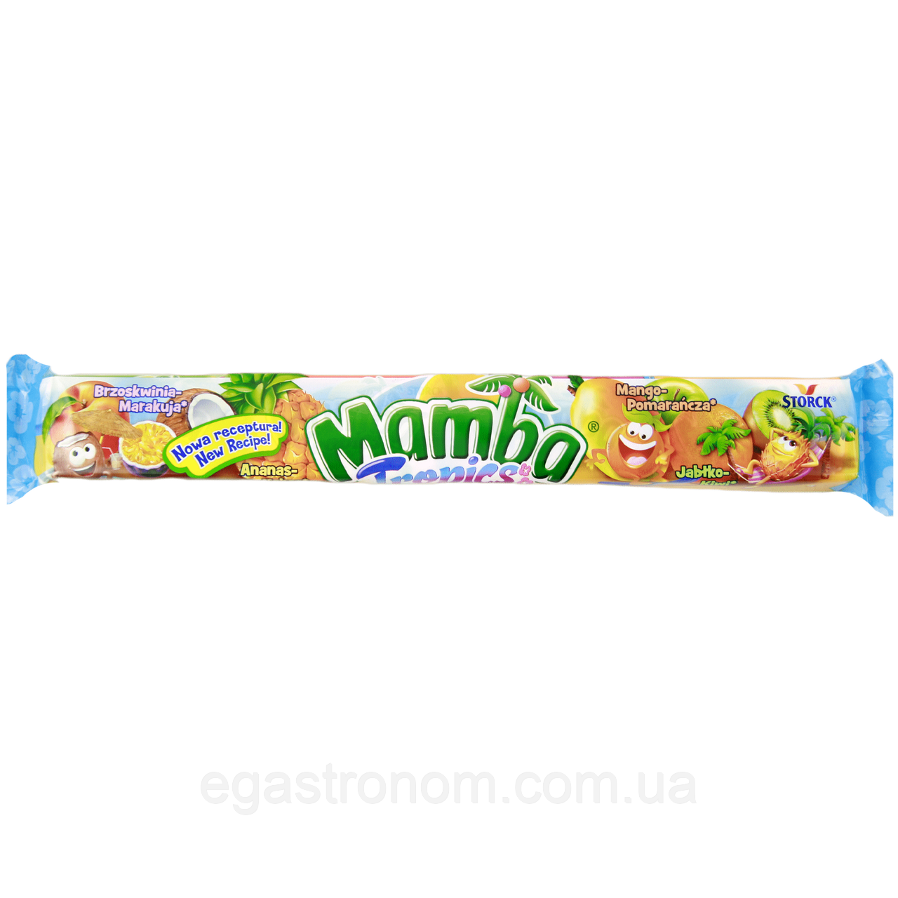 Жувальна гумка Мамба тропічний Mamba tropics 106g 24шт/ящ (Код: 00-00014500)