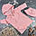 Комплект дитячій туніка + панамка муслін muslin cotton BEWARM Рожевий, фото 8