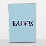 Дерев'яний Постер LOVE, фото 2
