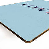 Дерев'яний Постер LOVE, фото 3