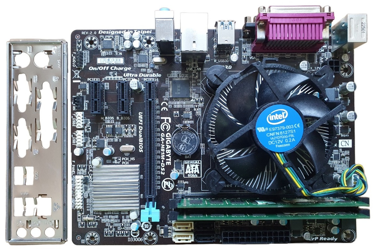Комплект Intel Core i5-4590s 3,70 GHz 4 ядра / 16 Gb DDR3 / MB Гарантія 3 міс.
