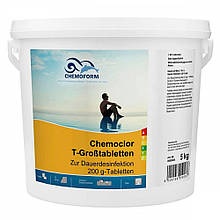 Кемохлор Повільний хлор Таб 200 гр/5кг Chemoform 90%