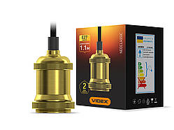 Cвітильник підвісний декоративний VIDEX VL-PD108AG  Е27 1,1м Алюміній золото