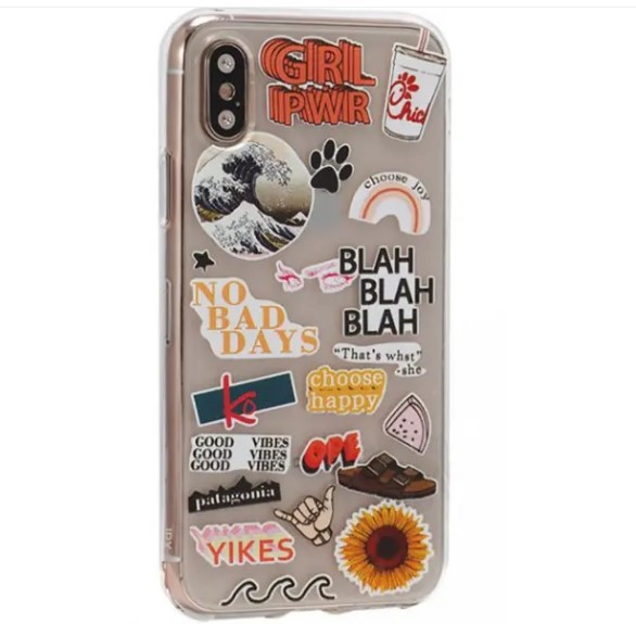 Чохол накладка Stickers Series TPU Case для iPhone XS Max Design 12 (no bad days), фото 1