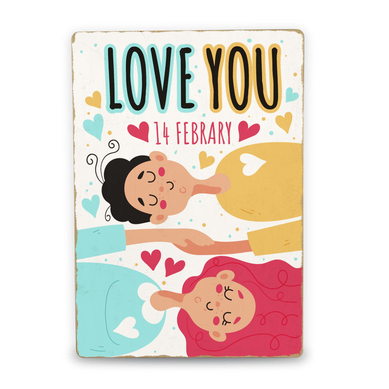 Дерев'яний Постер Love you