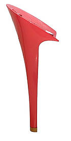 Жіночий підбор пластиковий 9112 кораловий р.1-3  Висота 11,9-12,4-12,8 см