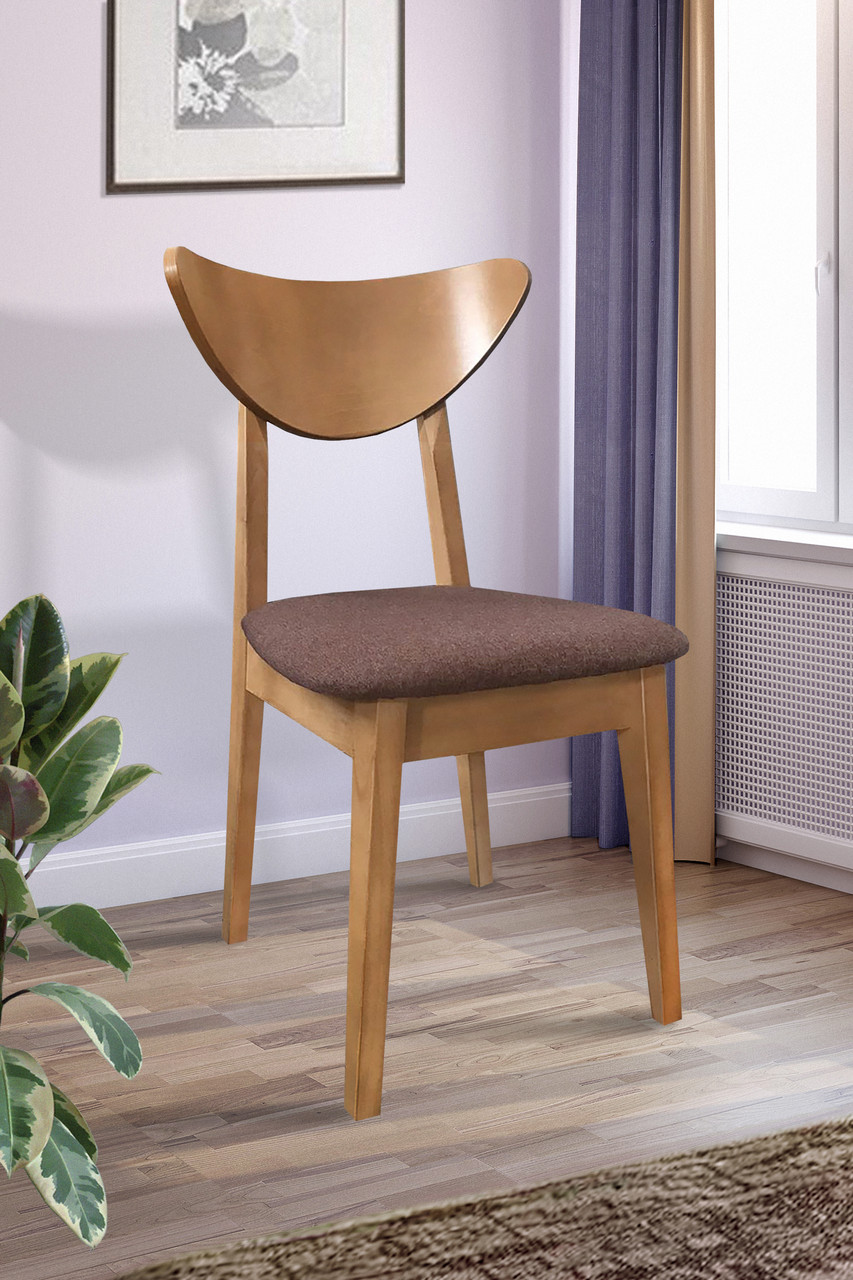 Невисокий обідній дерев'яний стілець Томас  Модуль люкс, колір ясен