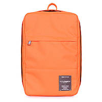 Рюкзак-сумка для ручної поклажі Poolparty HUB - Ryanair / Wizz Air / МАУ помаранчевий