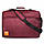 Рюкзак-сумка для ручної поклажі Poolparty Cabin 55x40x20 МАУ бордовий, фото 3