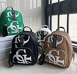 Жіночий невеликий рюкзак Guess (8119) чорний, фото 5