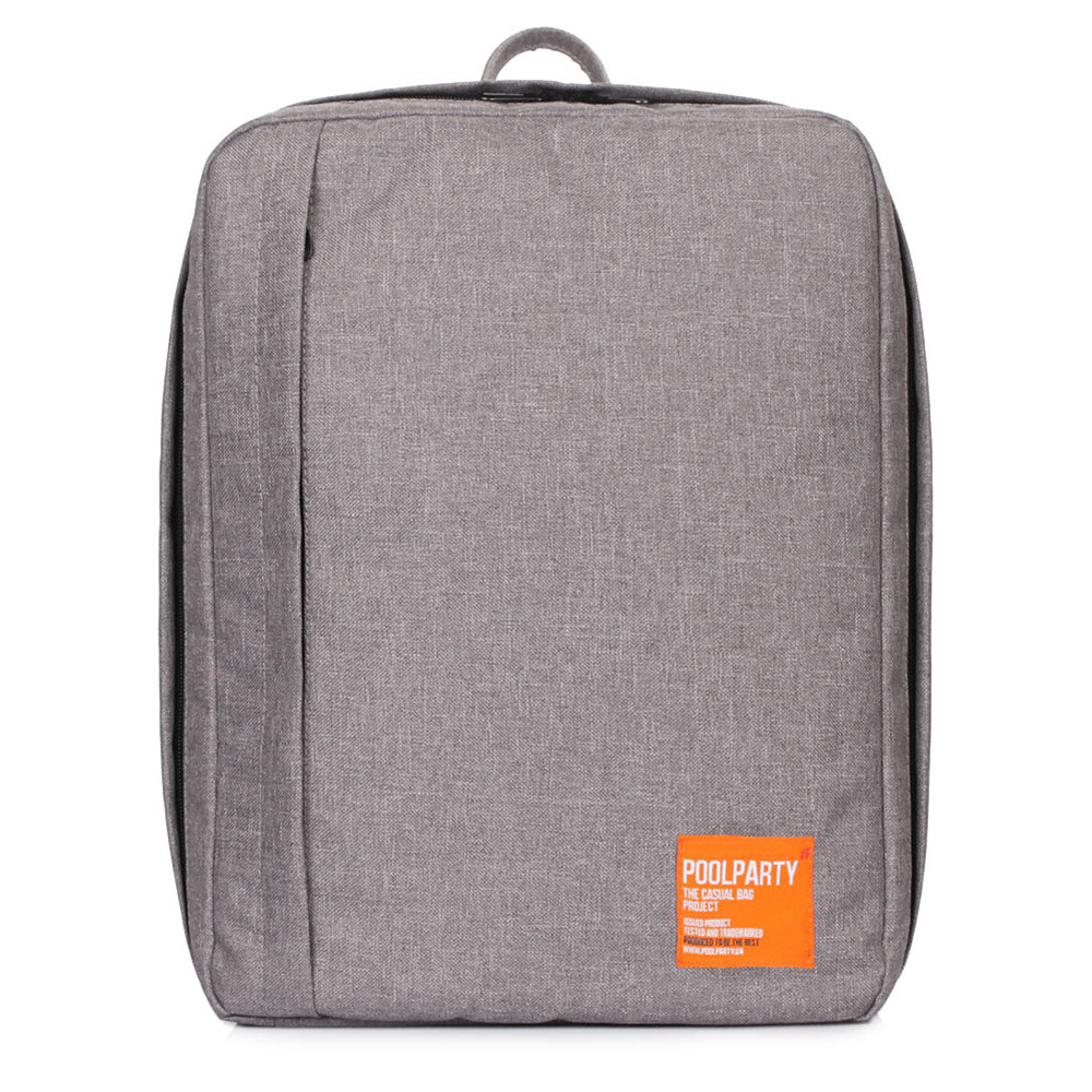 Рюкзак-сумка для ручної поклажі Poolparty Airport - Wizz Air, МАУ сірий