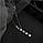 Срібна підвіска Чокер із зірками — зі вставками цирконію 925 проби EGYPT SILVER, фото 4