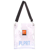 Прозрачная сумка с ремнем на плечо Poolparty Clear clear-blue прозрачный