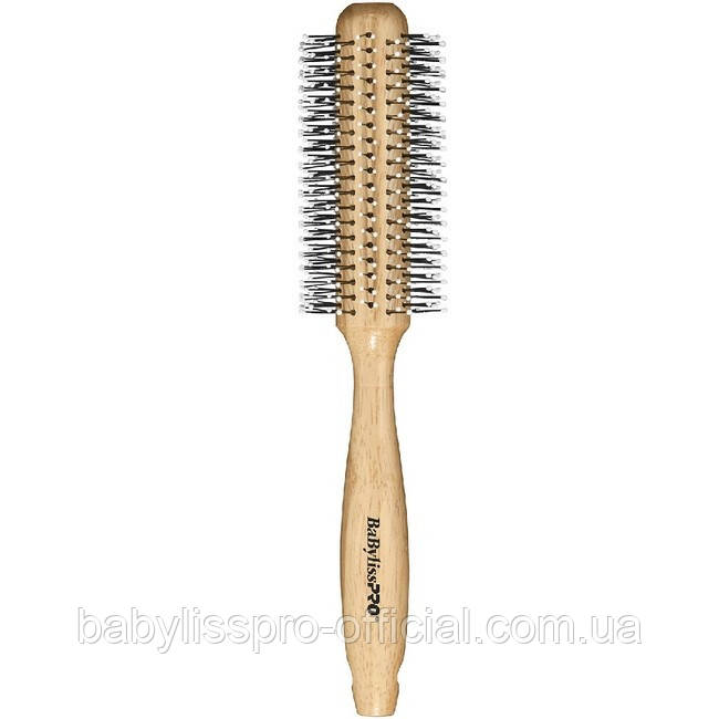 Брашинг для волосся дерев'яний Babyliss Pro Wooden Brush 25 мм BABWB25E