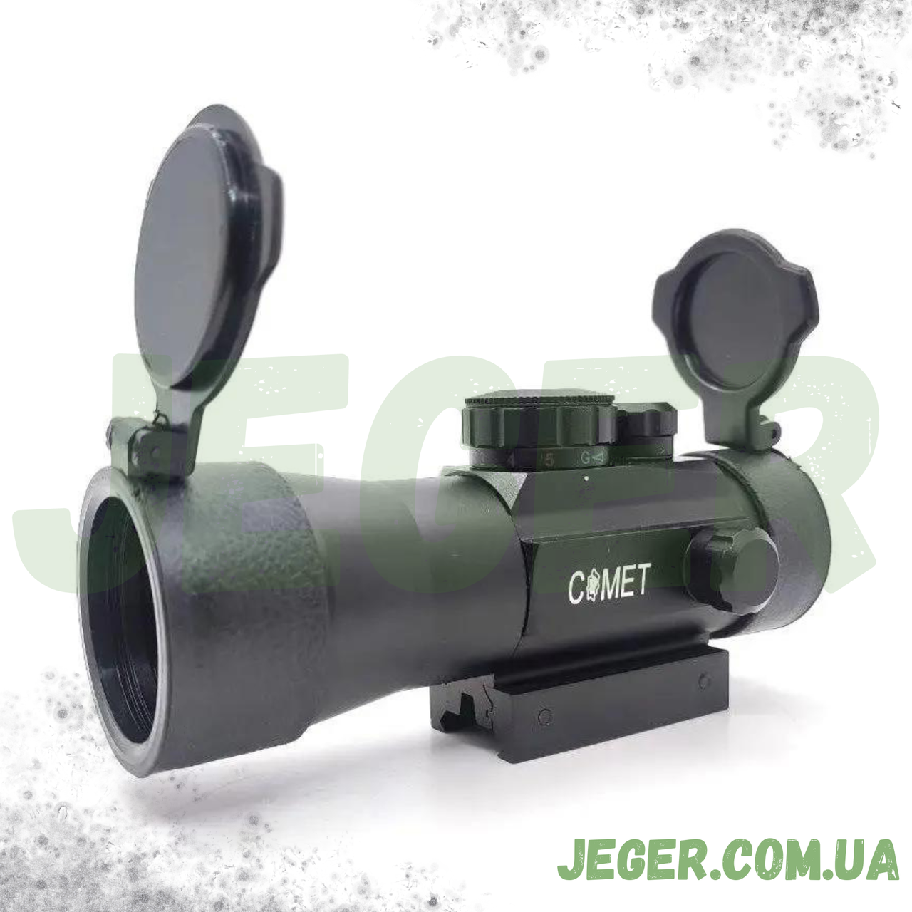 Коліматорний приціл Comet 3x44 RD (метка Dot, червоний/зелений) JGR