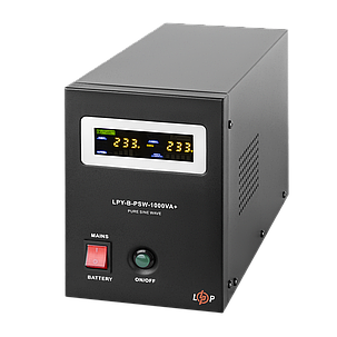 ДБЖ з правильною синусоїдою 12V LPY-B-PSW-1000VA+(700Вт) 10A/20A, фото 3