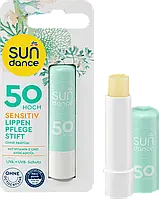 Солнцезащитный стик для ухода за губами SUNDANCE Lippenpflege Sensitiv SPF +50, 4,8 гр