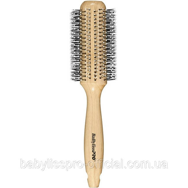 Брашинг для волосся дерев'яний Babyliss Pro Wooden Brush 35 мм BABWB35E