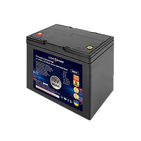 Акумулятор LP LiFePO4 12V (12,8V) - 90 Ah (1152Wh) (Smart BMS 60A/30А) пластик