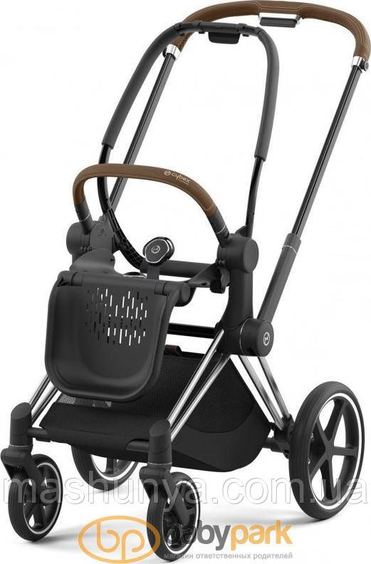 Шасі Cybex Priam і каркас прогулянкового блока Chrom Brown