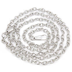 Ланцюжок з карабінами ручка для сумки 5,5х8 мм довжина 120 см 1 шт. Платина