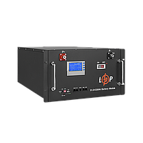 Акумулятор LP LiFePO4 48V (51,2V) - 230 Ah (11776Wh) (Smart BMS 200A) з LCD RM RS485/CAN, фото 4