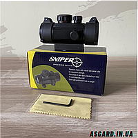 Приціл коліматорний Sniper 1x30, приціл коліматорний для пневматичних гвинтівок Sniper 1x30, приціл