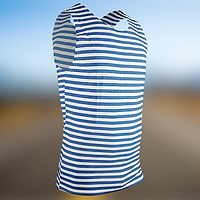 Майка тільняшка ВДВ з блакитною смужкою