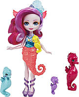 Кукла Энчантималс Морской Конек Седда с 4 питомцами (Enchantimals Sedda Seahorse Doll)