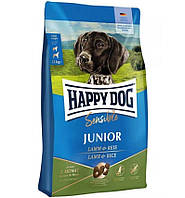 Сухой корм для молодых собак Happy Dog Sensible Junior Lamb and Rice с ягненком и рисом 4 кг