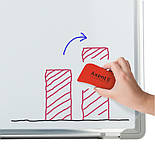 Губка магнітна для дошок Wave, червона, фото 4