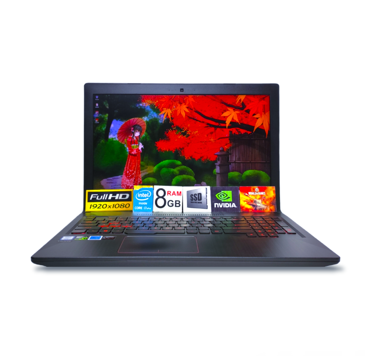 Ігровий ноутбук Asus FX 503V 15.6 FHD Core i7-7700HQ 4ядра 8GB SSD500GB Nvidia GeForce GTX1060