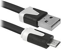 Кабель Defender USB08-03P USB 2.0 AM-MicroBM 1.0m, пакет (87475)