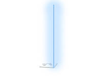 Светильник светодиодный напольный угловой 220V 12W 1512Lm синий цвет 1400мм белый корпус