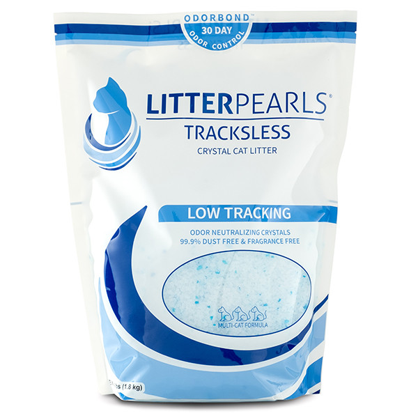 Litter pearls clearance trackless cat litter