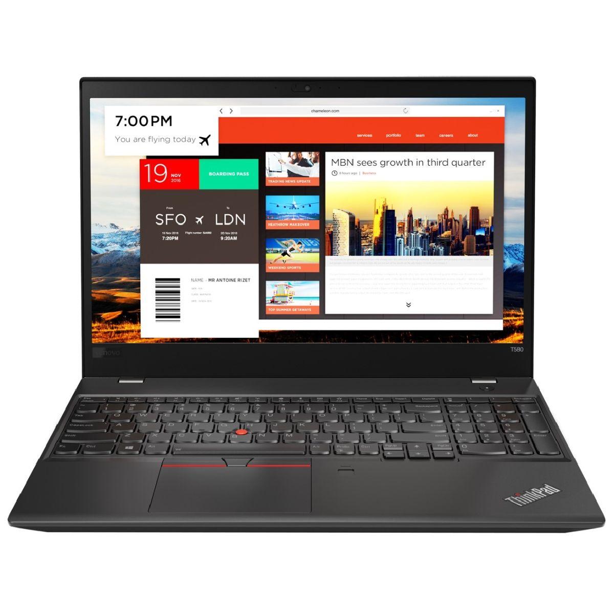 Ноутбук Lenovo ThinkPad T580 FHD (i7-8650U/16/512SSD/MX150-2Gb) - Class A- "Б/У"