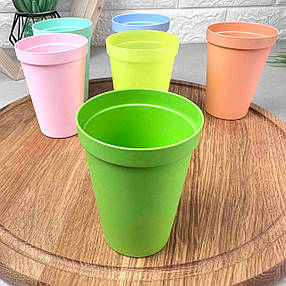 Склянка із щільного пластику 200 мл Зелений, склянки для пікніка, фото 3