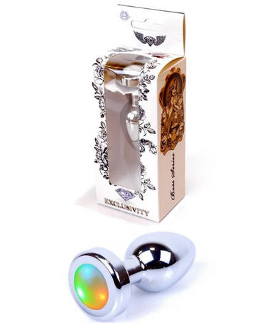 Анальний затор Boss Series - Jewellery PLUG Disco Flashlight S, фото 1