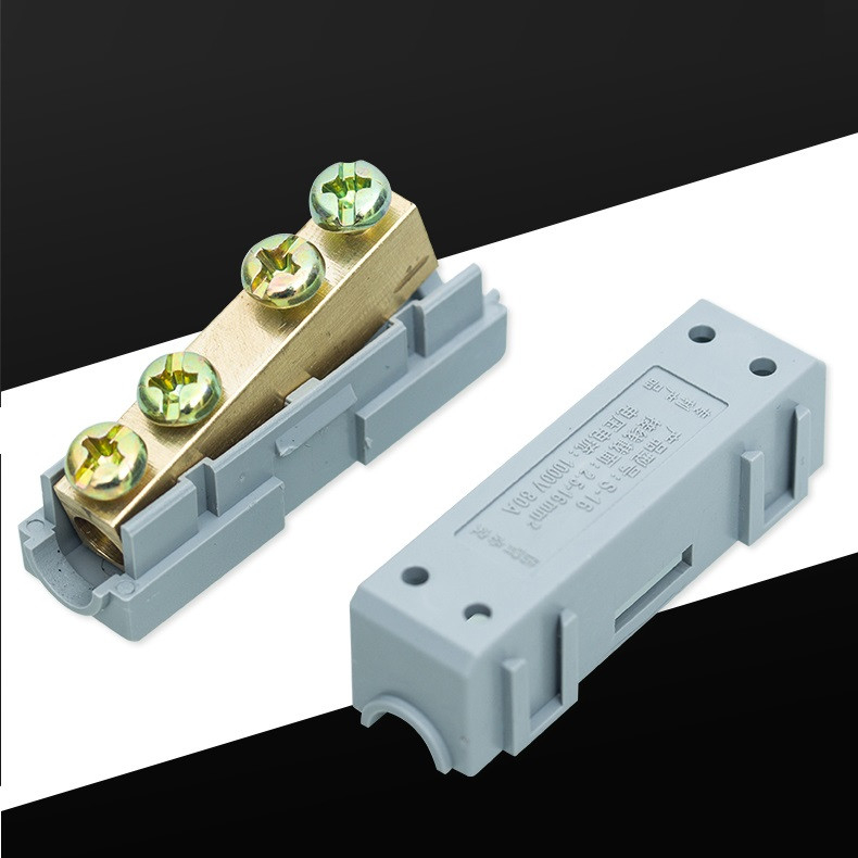 Гільза болтова мідна з'єднувальна в корпусі 1-6 мм кв., фото 1