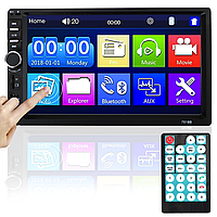 Автомагнитола 2DIN, 7", MP5, USB, Bluetooth, 7018B + Пульт / Магнитола в машину с Bluetooth и USB