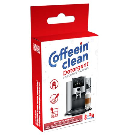 Таблетки від кавових масел Coffeein clean Detergent 8 шт. по 2 г