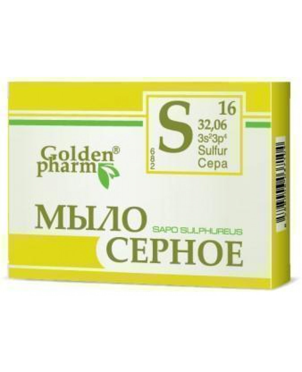 Мило Сірчане 70г Голден-Фарм