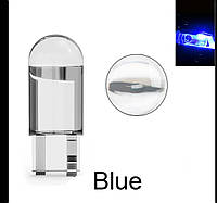 T10 W5W LED COB лампочка автомобильная светодиодная - синий